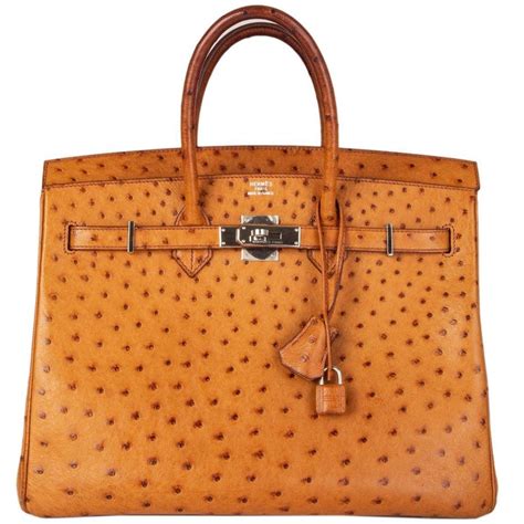 birkin bag ostrich leather|birkin bag price new.